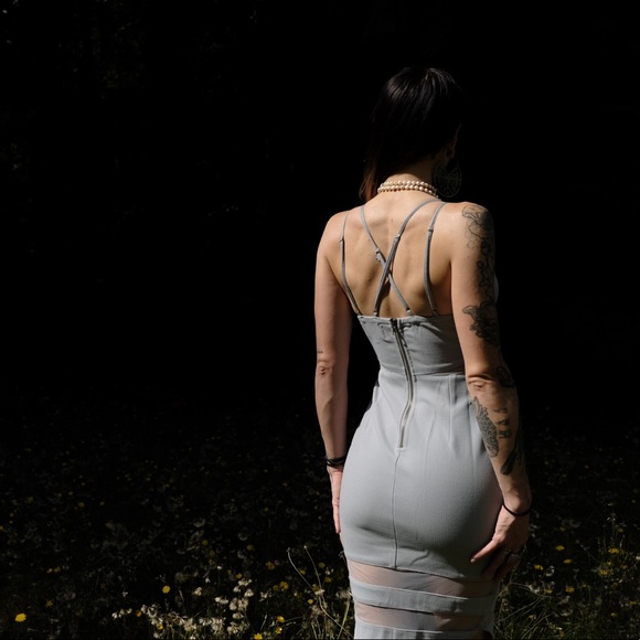 Grey Midi dress - Picture 2 of 3